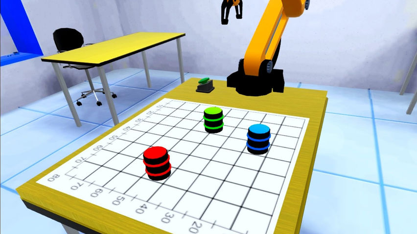 Programming of an articulated arm for stacking boxes