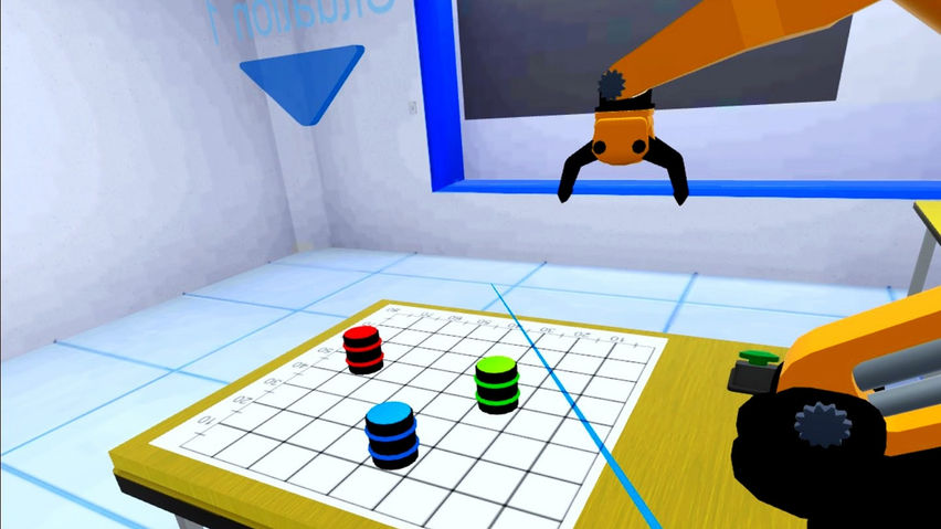Programming of an articulated arm for stacking boxes