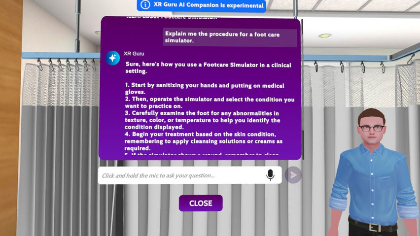 Foot Care Simulator