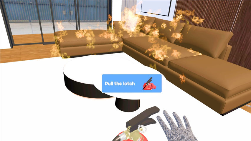 Fire Fighting: Apartment Living Room