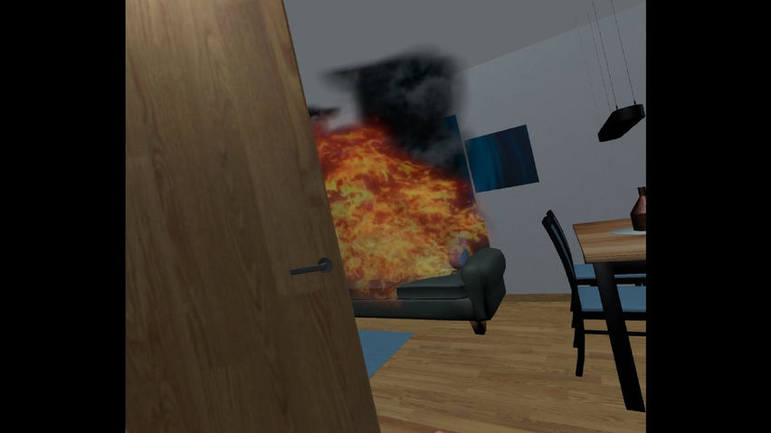 Fire at home