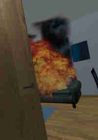 Fire at home