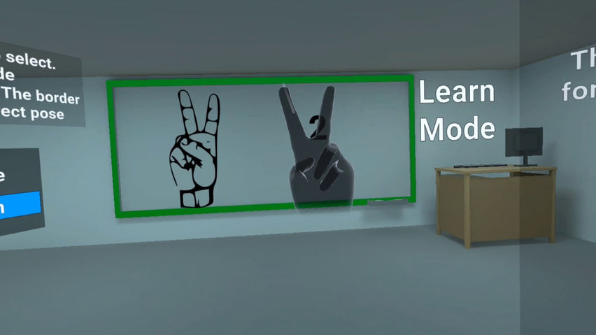Sign Pose VR