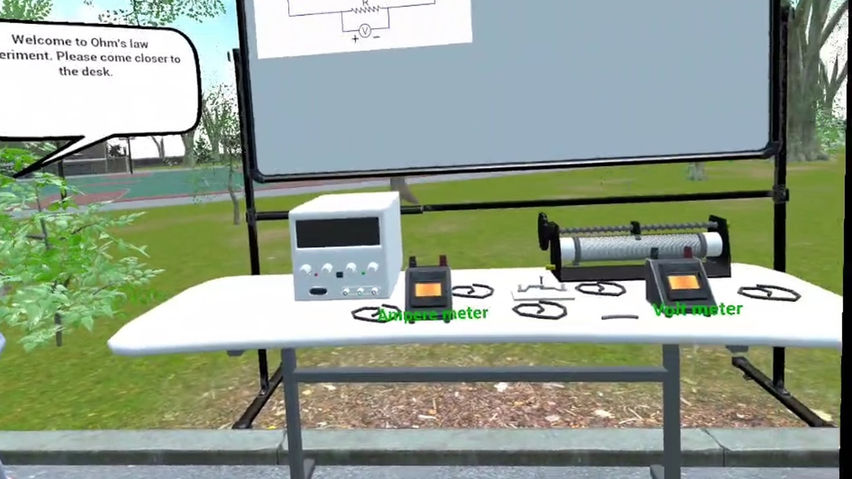 VR High School Physics Experiments
