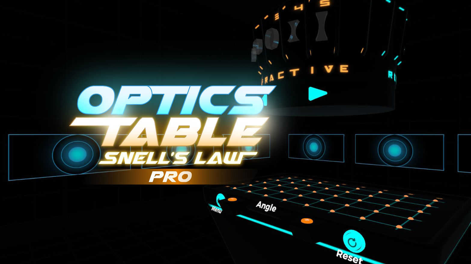 Optics Table PRO - Snell's Law