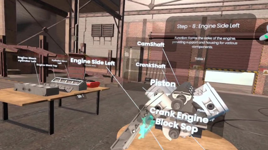 V8 Engine Simulation
