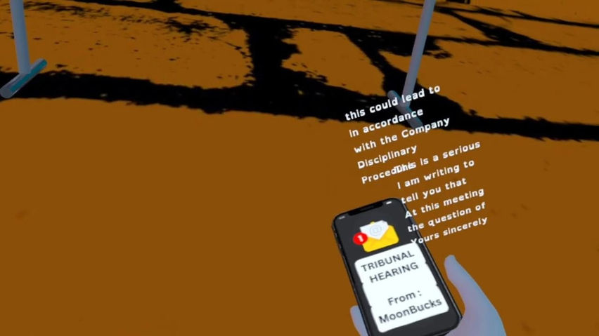 Reasonable Adjustments : A VR experience based on dyslexia