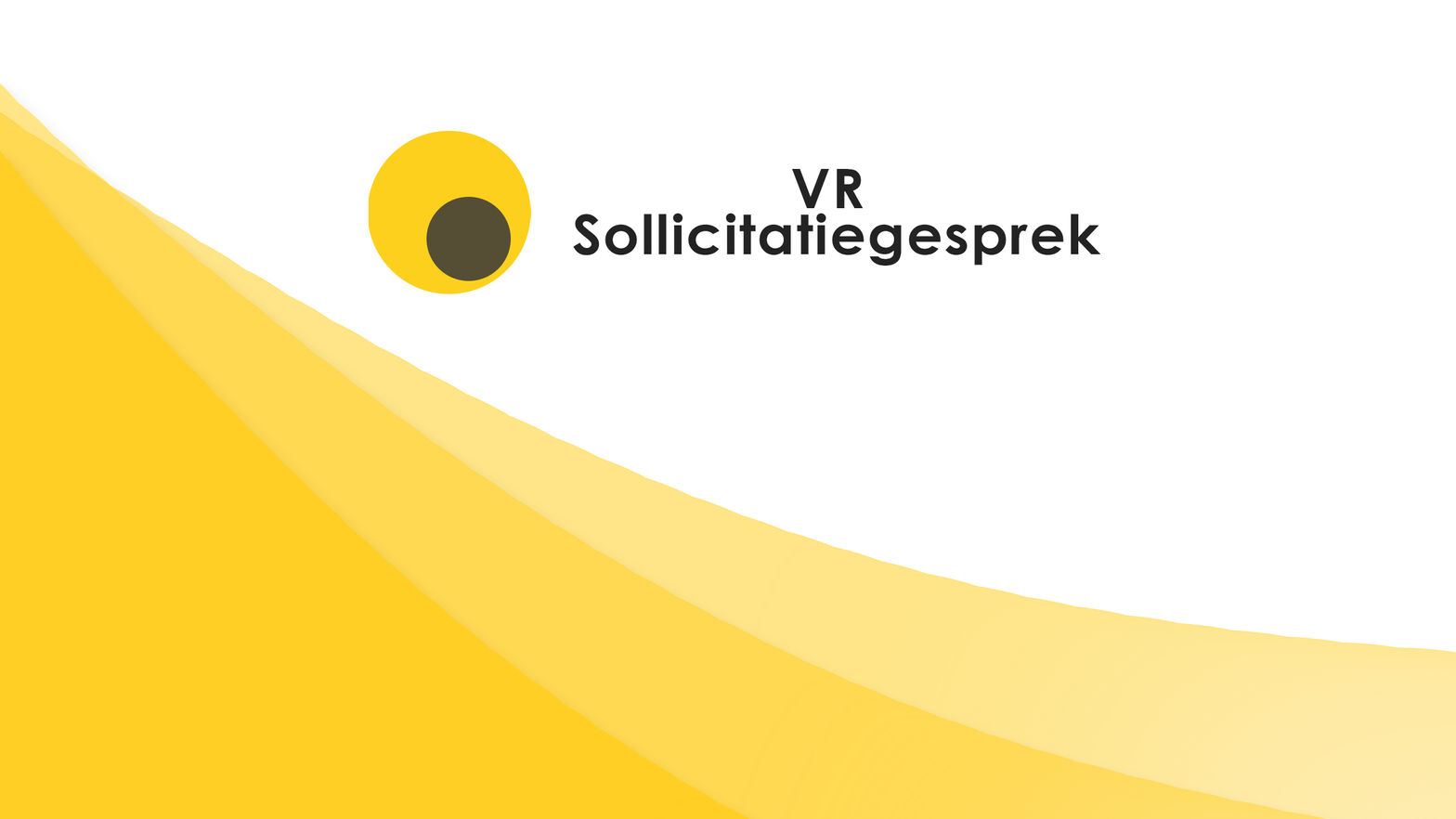 VR Job interview preparation