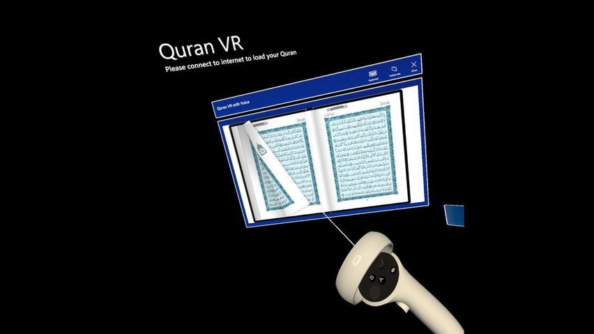 Quran in VR with Audio Reading