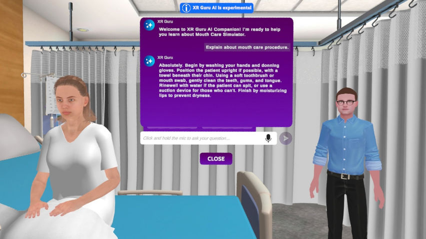 Mouth Care Simulator