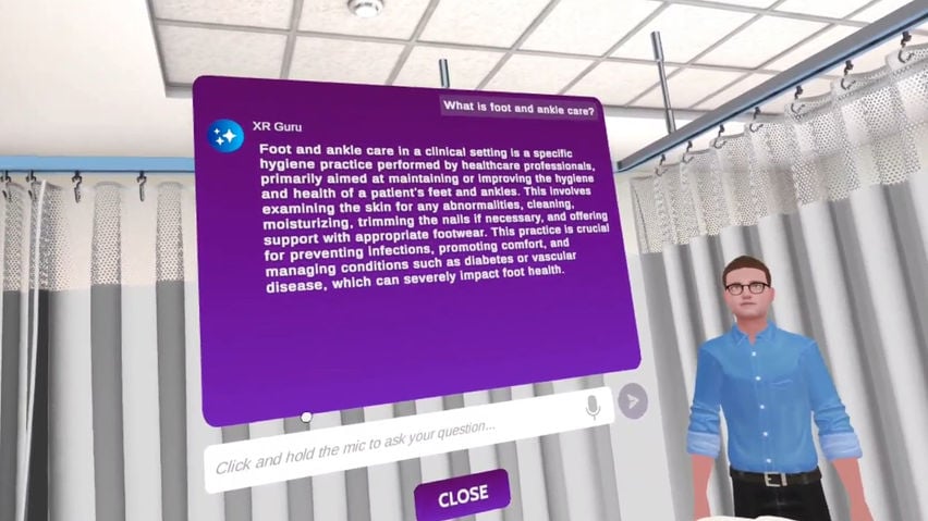 PROM Simulator (Foot Care)