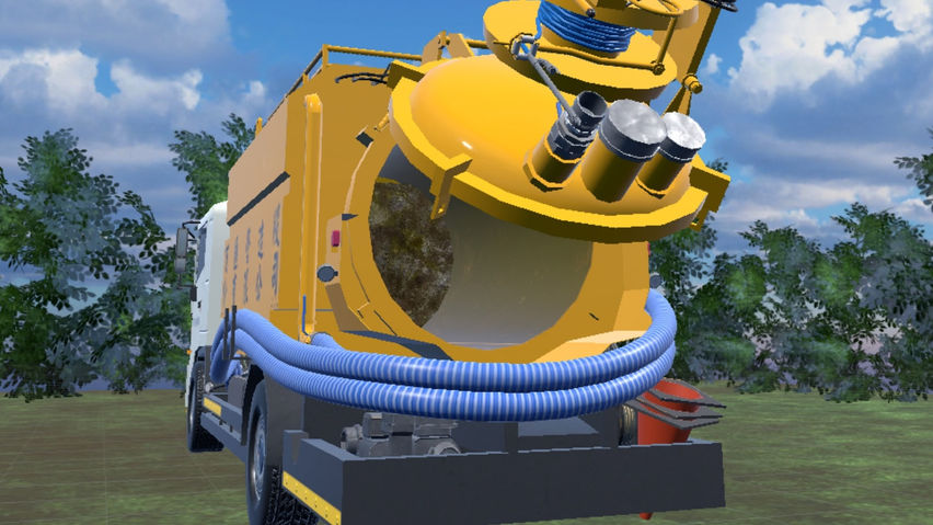 Sewer Tanker Truck Operation Simulator