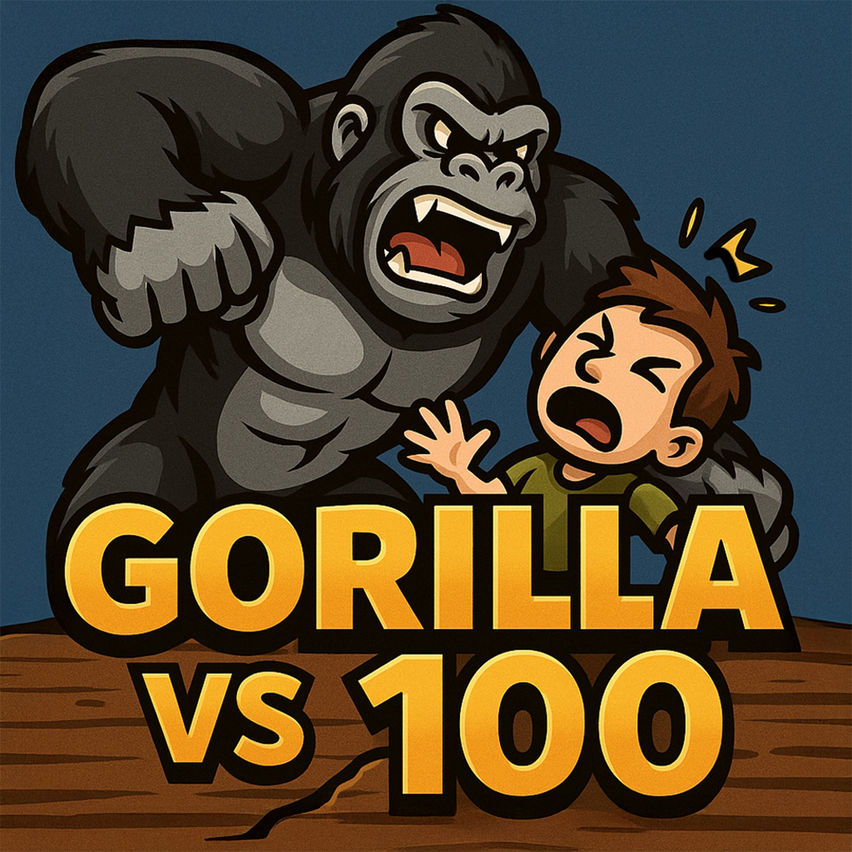Gorilla vs 100