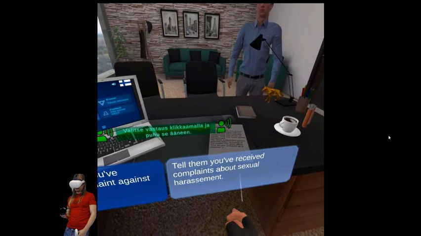 VREW Employer Feedback Simulation DEMO