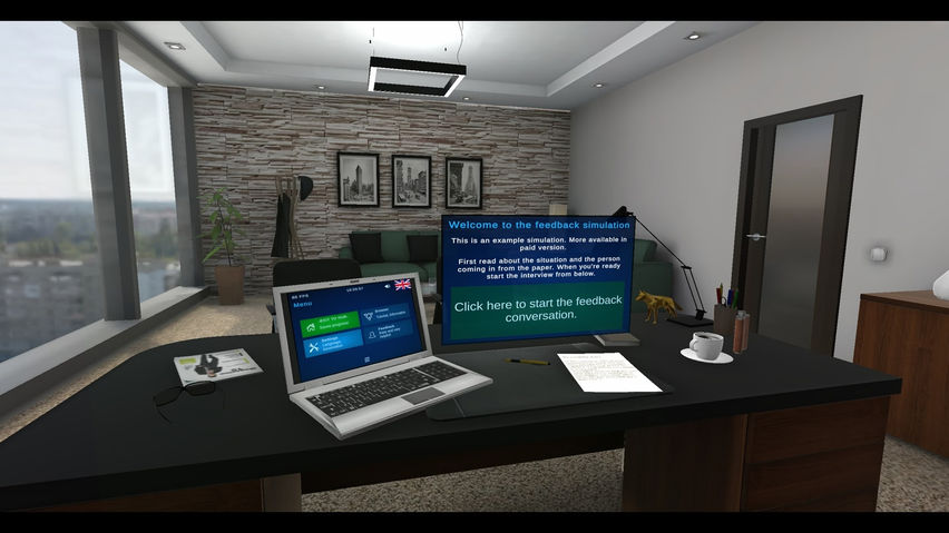 VREW Employer Feedback Simulation DEMO