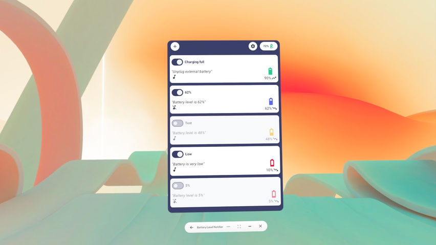 Battery Level Notifier
