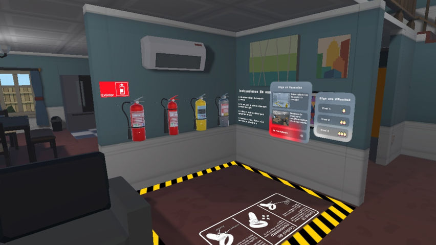 Simulador de extintores VR