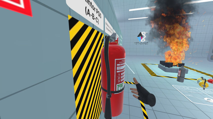 Simulador de extintores VR