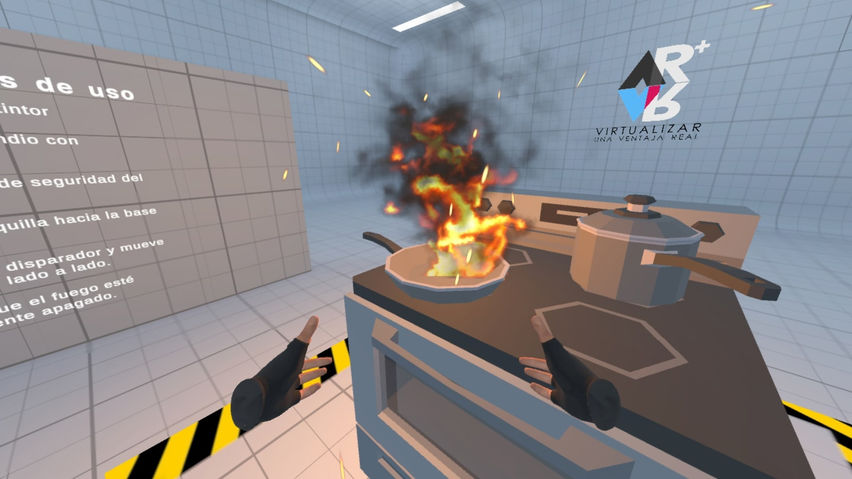 Simulador de extintores VR