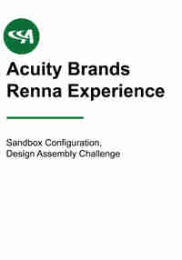 Acuity Brands Renna Experience