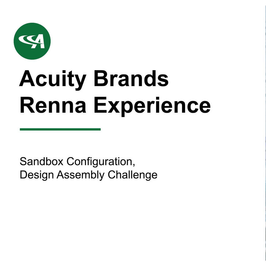 Acuity Brands Renna Experience