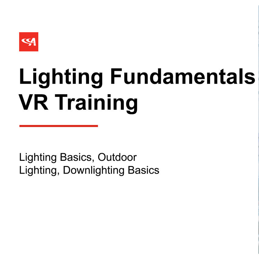 Lighting Fundamentals Training 2021