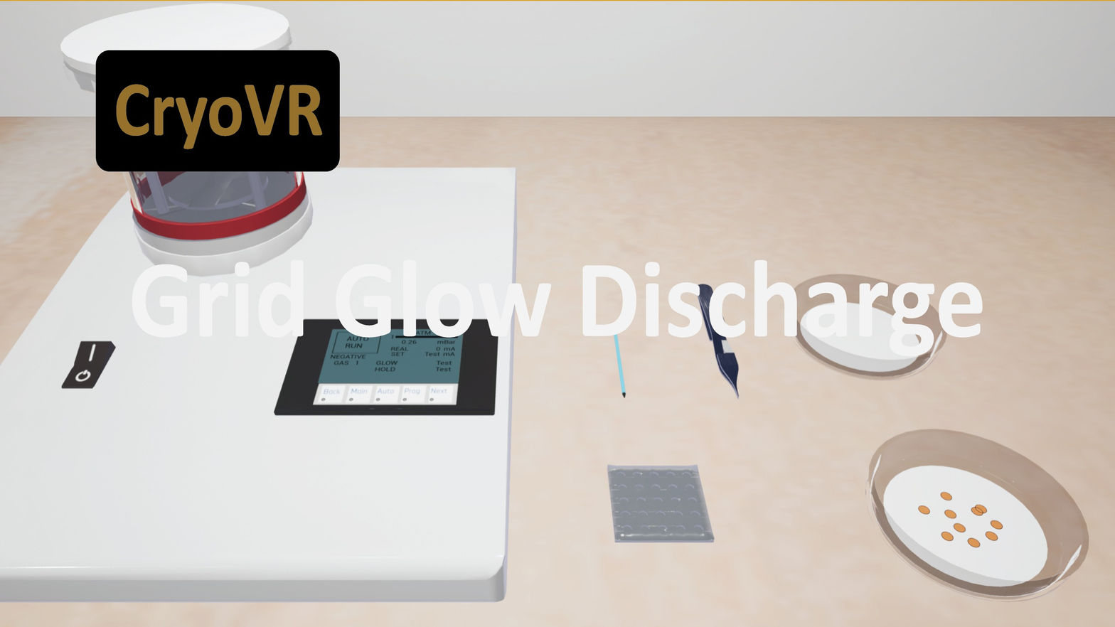 CryoVR - Grid Glow Discharge