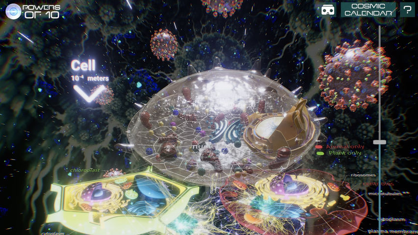 Powers of 10 : Universe Simulation