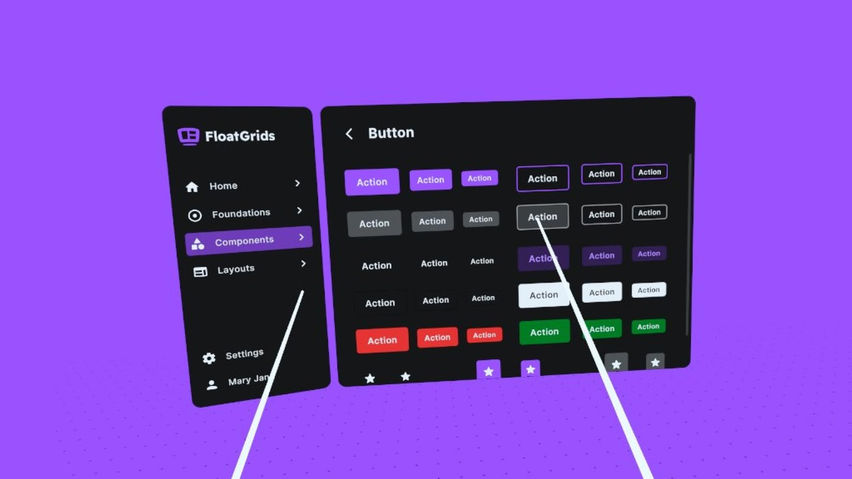 FloatGrids VR Design System