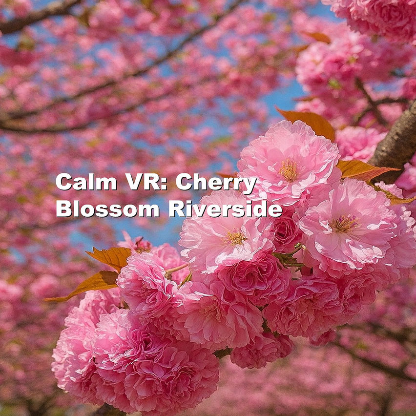 Calm VR: Cherry Blossom Riverside