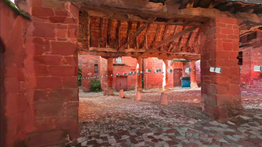 3D scan of Collonges-la-Rouge