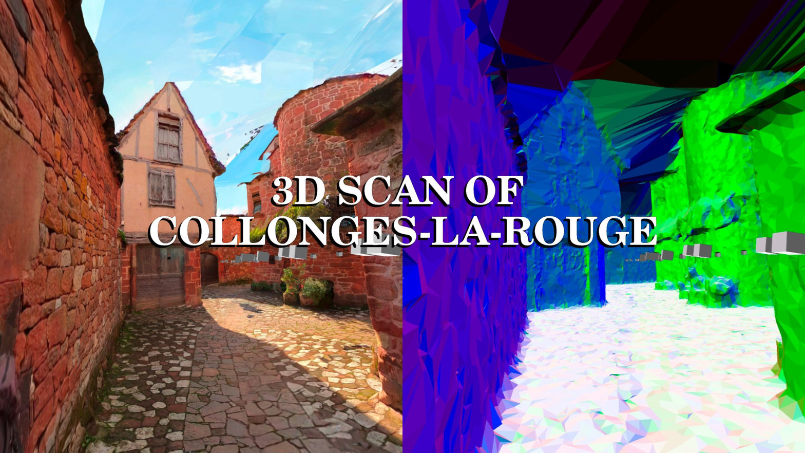 3D scan of Collonges-la-Rouge