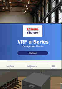VRF u-Series Component Basics Training