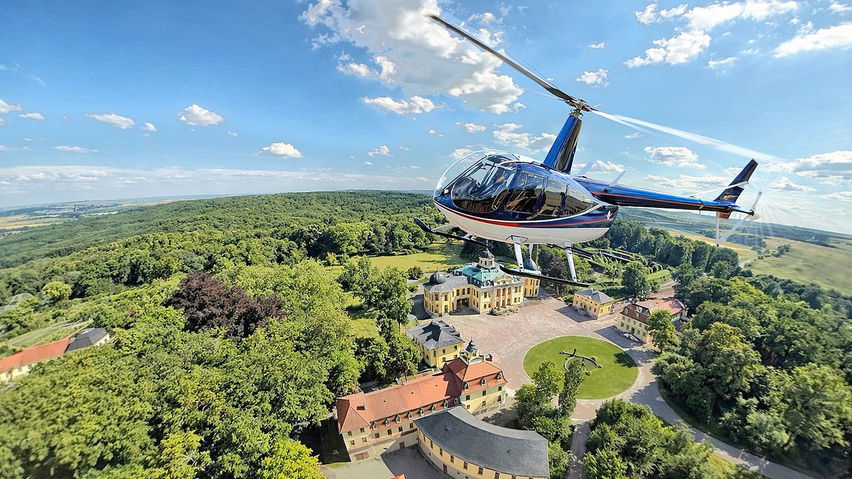 VR Flying Above a Historic German Town