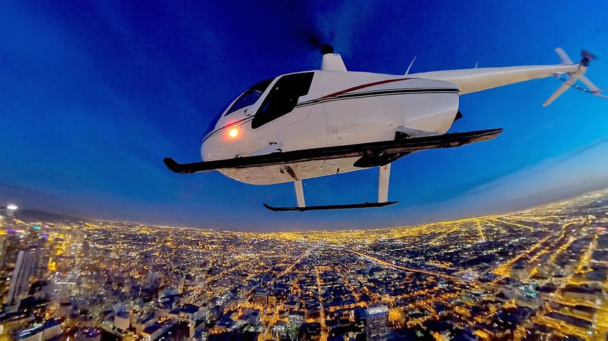 VR Travel L.A. Helicopter Night Flight