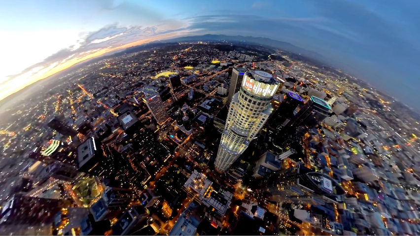 VR Travel L.A. Helicopter Night Flight