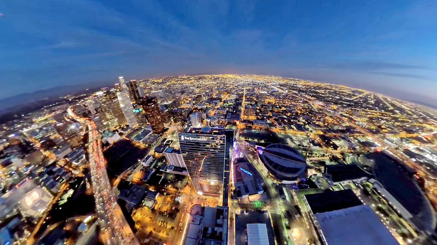 VR Travel L.A. Helicopter Night Flight