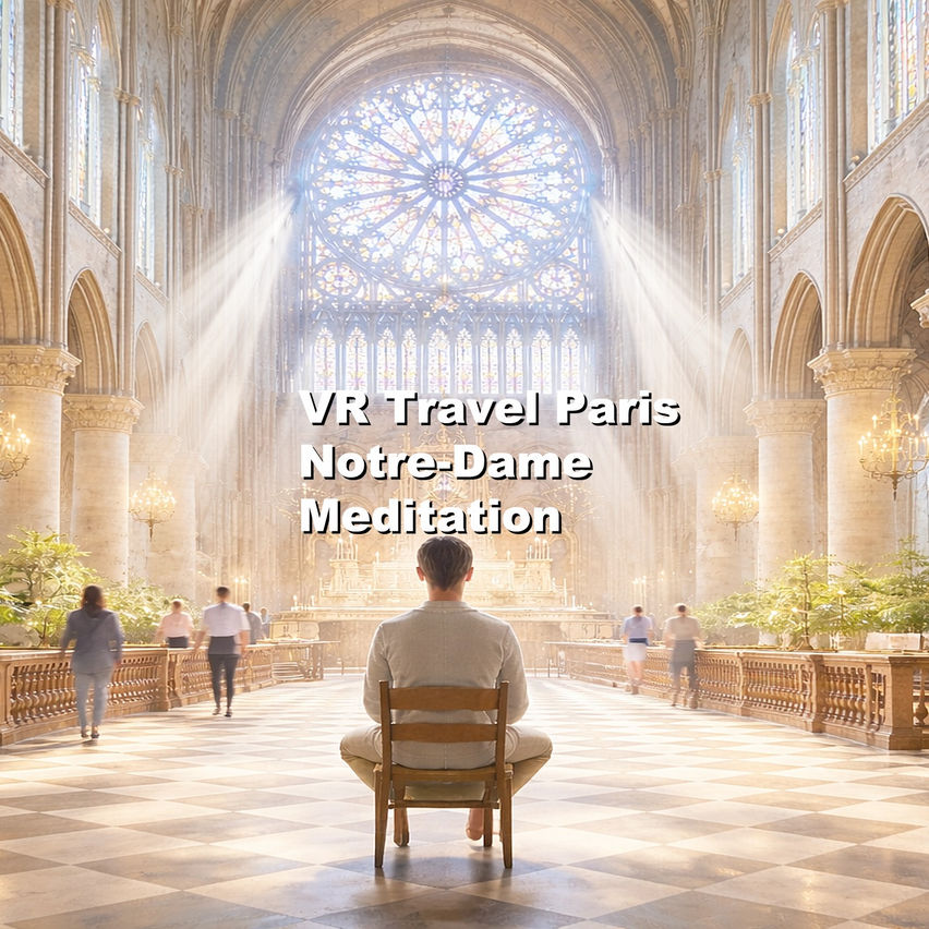 VR Travel Paris Notre-Dame Meditation