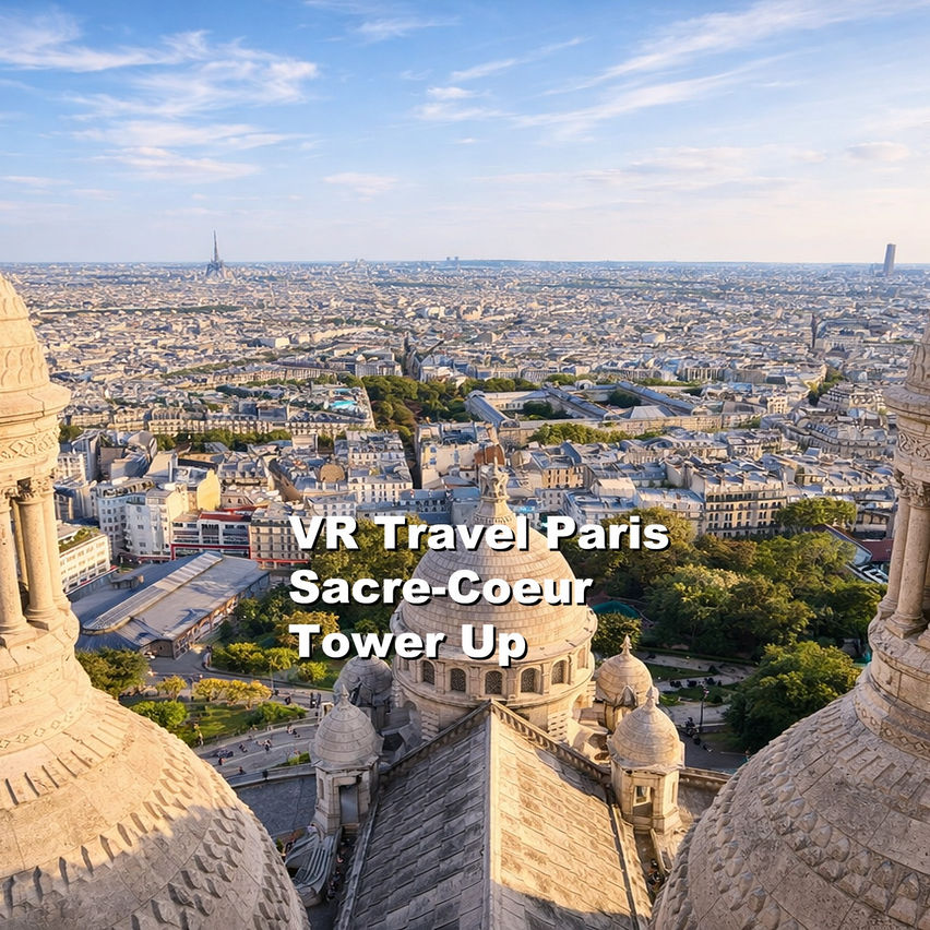 VR Travel Paris Sacre-Coeur Tower Up