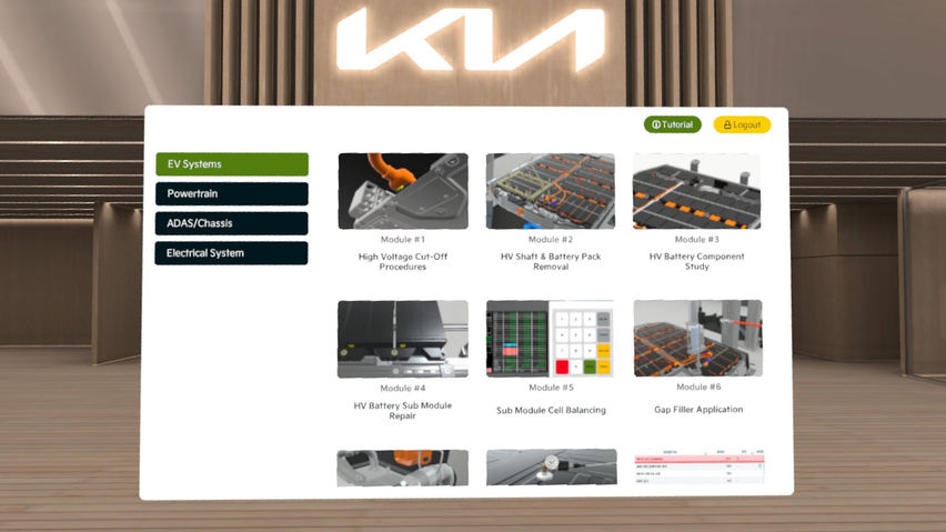 Kia Technical Training VR