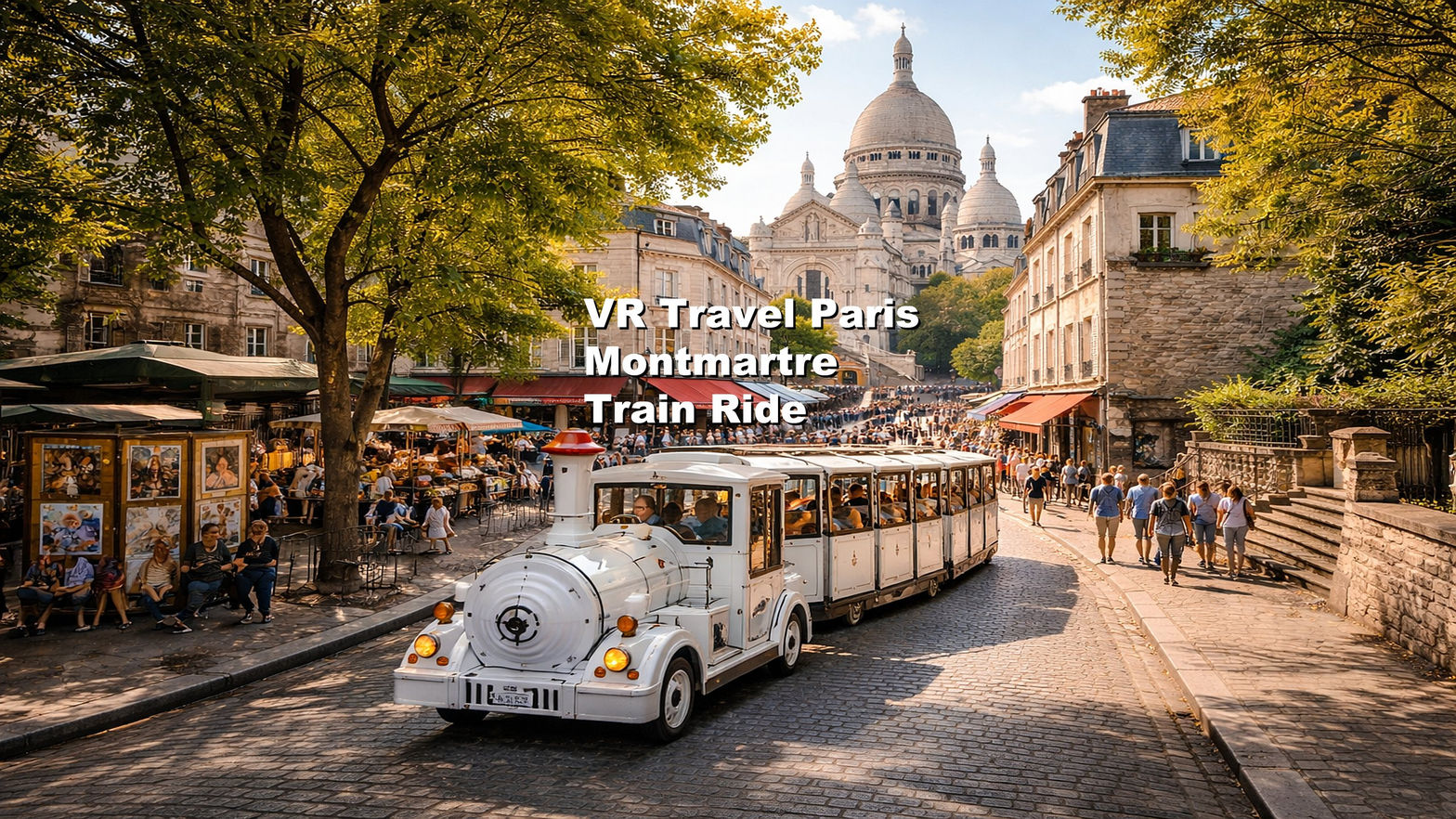 VR Travel Paris Montmartre Train Ride