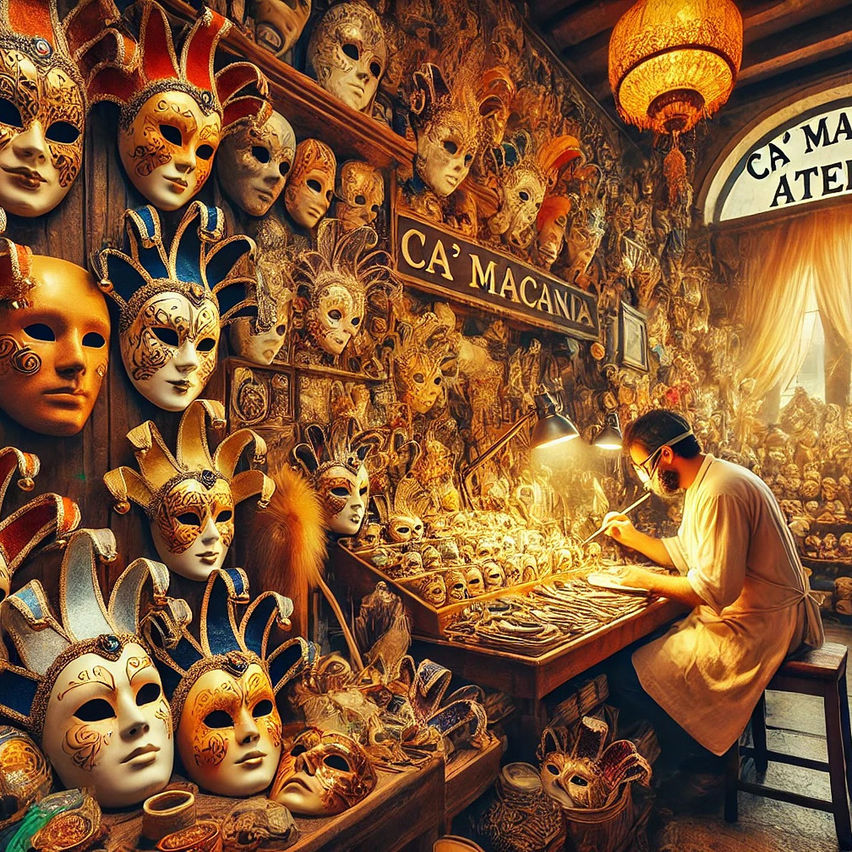VR TRAVEL Venice Carnival Masks Atelier
