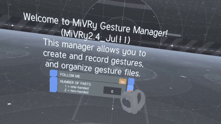 MiVRy GestureRecognition GestureManager