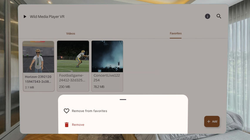 Wild Media Player VR