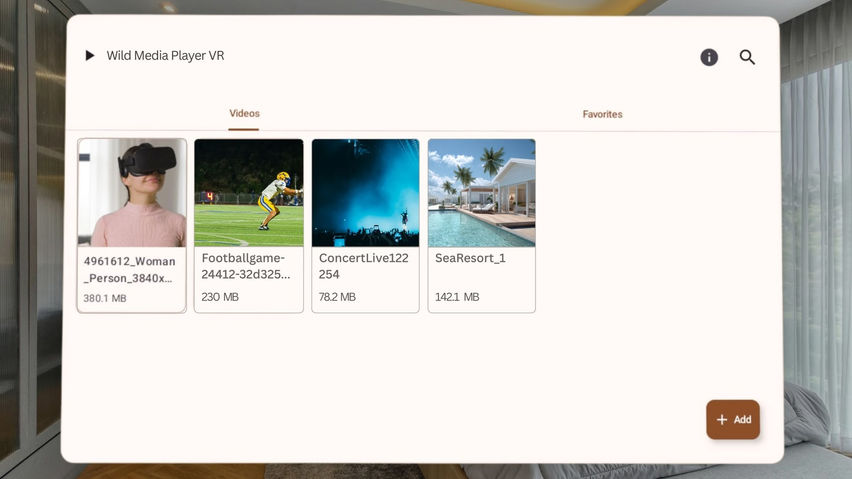 Wild Media Player VR
