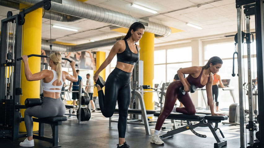 Fitness with girls
