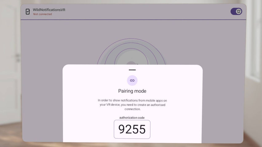 Wild Notifications VR