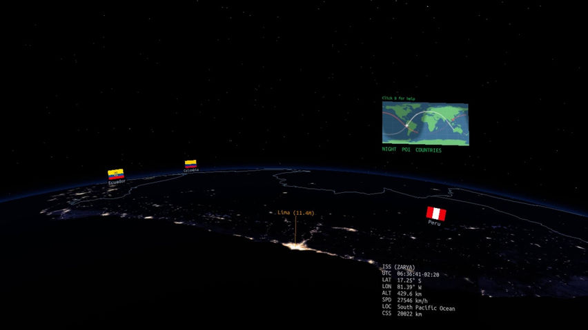 Earth from a Space Station