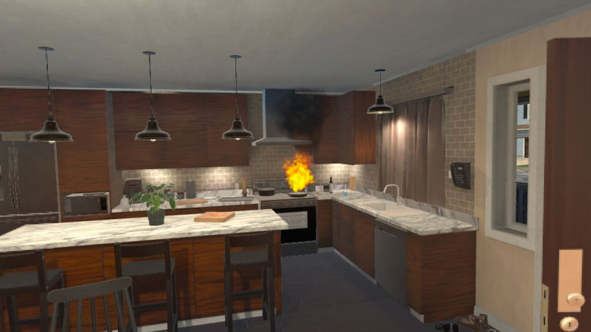 Kitchen Fire 360