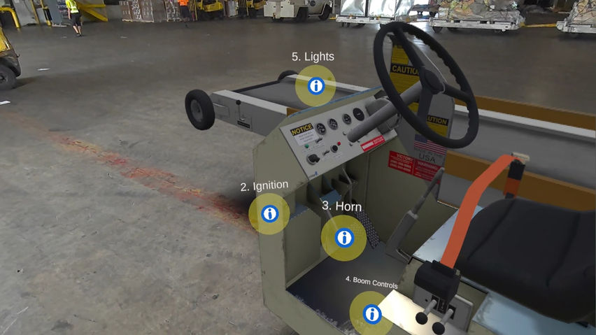 Ramp Simulator: Belt Loader Training